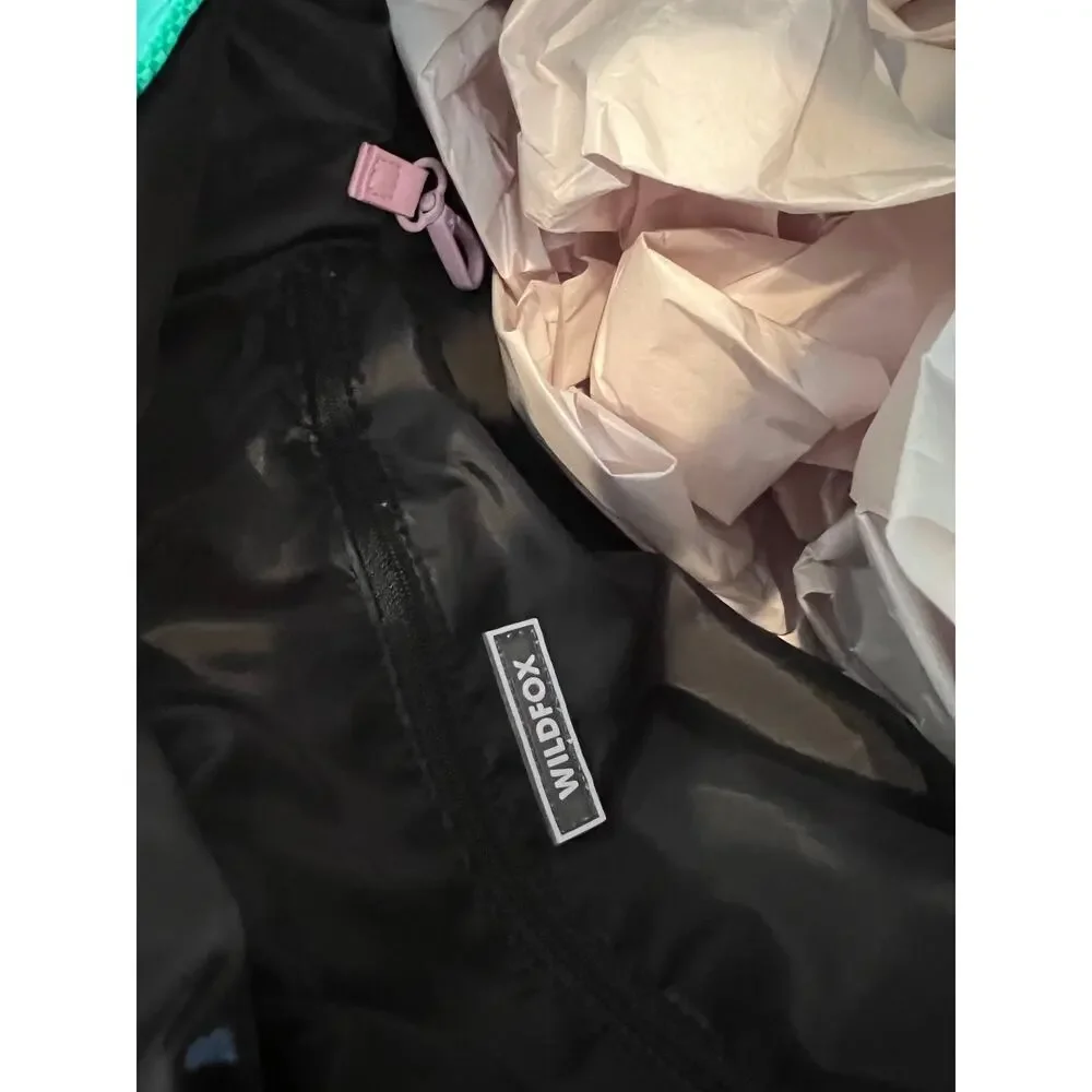 Wildfox Nylon Tote Overnight Bag Seafoam Green